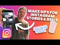 How To Put YOUR OWN GIFs Into Instagram Stories & Reels - 2021 Tutorial