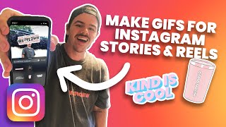 How To Put YOUR OWN GIFs Into Instagram Stories & Reels - 2021 Tutorial