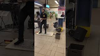 hiphop tap dancer in bowery subway ja'bowen