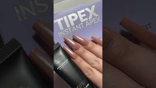 Full cover acrylic nail tips with an apex?! #youtubeshorts #nailart #shorts #tipex