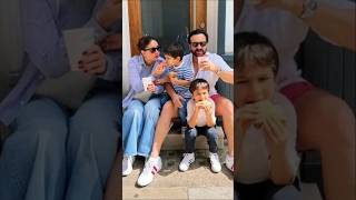 Nabab Saif Ali Khan with beautiful 😍 wife \u0026 Cute 🥰 son's #bollywood #trending #shorts #viralvideo