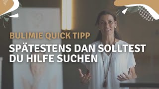 [QUICK TIPP] Du solltest spätestens dann Hilfe suchen...