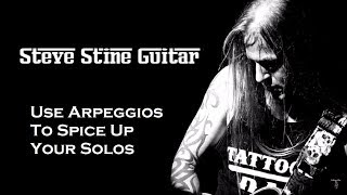 Use Arpeggios To Spice Up Your Solos | Steve Stine | GuitarZoom