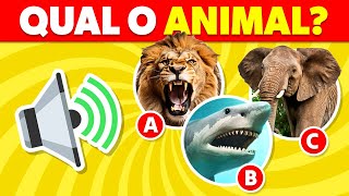 Adivinhe os ANIMAIS pelo SOM 🐶🔊🦁 | Qual o Animal? | Heroi Quiz