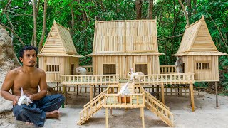 Build The Most Beautiful Bamboo House Villa