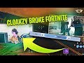 CLOAKZY BROKE FORTNITE?! NEVER BEEN SEEN FOV SLIDER LOL! (Fortnite: Battle Royale)