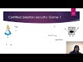 QCrypt 2020: Quantum encryption with certified deletion