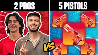 2 Pros vs. 5 Idiots (Pistols Only)