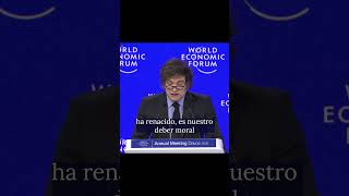 El Presidente Javier Milei expuso en la edición 2025 del Foro Económico Mundial en Davos.