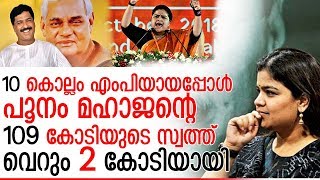 10 കൊല്ലം എംപിയായപ്പോള്‍ കുറഞ്ഞത് 104 കോടി സ്വത്ത്  I  Pramod Mahajan