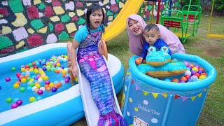 BERENANG PELAMPUNG AZAM RUSAK 🤕 BELI PELAMPUNG BARU