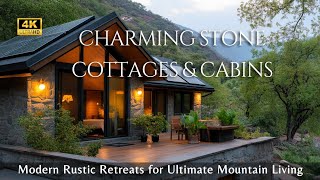 Charming Stone Cottages \u0026 Cabins: Modern Rustic Retreats for Ultimate Mountain Living