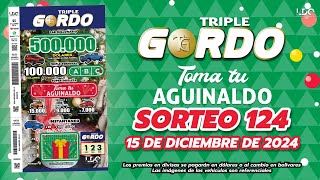 SORTEO TRIPLE GORDO 124