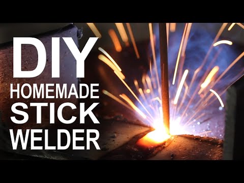 Homemade Stick Welder - From Microwave Parts! Homemade Stick Welder - From Microwave Parts!