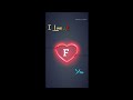 F letter status video #F #love #panther_yt_shorts #Shorts#short Daily 1 or 2 videos. viral #viral #F