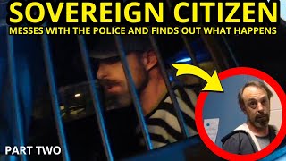 Sovereign Citizen Interferes With Police And Instantly Regrets It