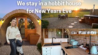 We stay in a hobbit house for NYE 2024 | Glamping | The Cotswolds | Bredon View