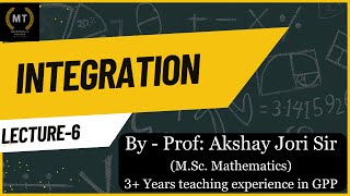 Integration Lect.6 ( Integration by substitution)