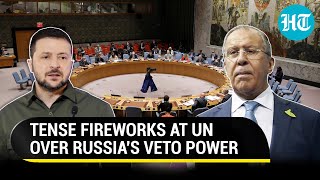 Russia's Lavrov Rips Zelensky For Appeal To Strip Moscow Of UN Veto Power | Watch Faceoff