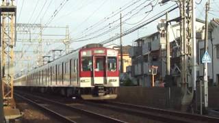 [近鉄電車] 大阪線 1400系FC07編成+2410系W15編成+2410系W18編成　区間準急｜大阪上本町行き＠弥刀～長瀬