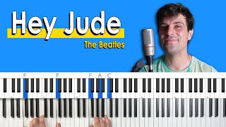 How To Play "Hey Jude" just like Paul McCartney [PIANO CHORDS TUTORIAL]