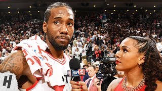 Kawhi Leonard Postgame Interview - Game 7 | 76ers vs Raptors | 2019 NBA Playoffs
