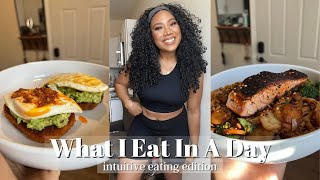 What I Eat In A Day to Lose Weight || Journey to Slim Thick || Intuitive Eating Edition