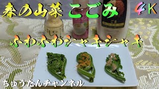 山菜【こごみ】美味しい食べ方