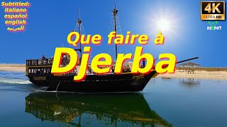 Top 10 des Endroits à Visiter à Djerba En Tunisie - Voyage Vidéo - 4K