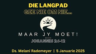 NG Randfontein-Noord Erediens; 9:00  (5 Januarie 2025) Ds. Melani Rademeyer