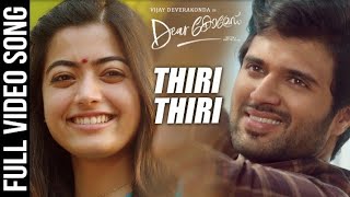 Thiri Thiri Full Video Song | Dear Comrade Malayalam | Vijay Deverakonda | Rashmika | Bharat Kamma