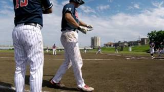 20160605 東京都壮年ソフトボール大会 萩小クラブ 対 多西クラブ（全景）