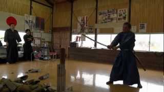 Demonstration model Japanese Sword Tameshigiri 袈裟抜打-水返