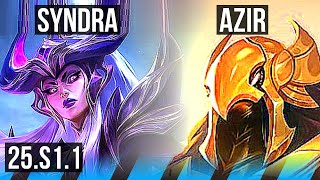 SYNDRA vs AZIR (MID) | 8/2/9 | NA Master | 25.S1.1