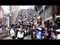 【台湾】 台北のバイクの滝　waterfall of the motorcycles of taipei taiwan　 2015.4