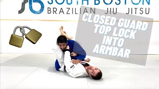 Closed Guard to Toplock Armbar