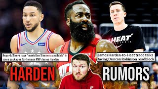 The James Harden Trade Rumors Are Heating Up...