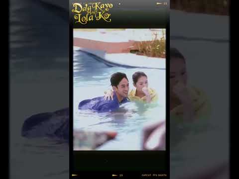 BTS ng sweet pool scene ng FiLay! #shorts Daig Kayo Ng Lola Ko