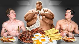 Bodybuilders Eat World's Heaviest Man's Diet for 24 Hours