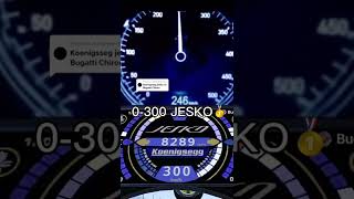 Bugatti Chiron vs Koenigsegg Jesko @car_guy008_ #shorts