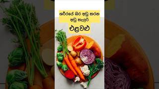 LOW CALORIE VEGETABLES😱✨ #shorts #healthylife #weightloss #viral #sinhala