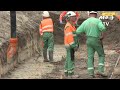 work starts on wall near calais jungle migrant camp