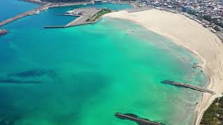 【4K】福井のビーチ（空撮）－越前海岸・水晶浜・北陸のはハワイ！？（水島）