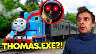 Whenever You See THOMAS EXE SCP THE STEAM TRAIN At Abandoned Railroad Track, RUN AWAY FAST!! (SCARY)