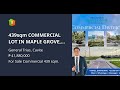 439sqm COMMERCIAL LOT IN MAPLE GROVE, GENERAL TRIAS, CAVITE