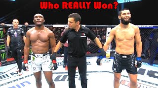 ROBBERY?!! Who REALLY Won (Kamaru Usman vs Khamzat Chimaev)