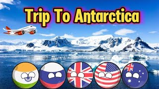 Trip to Antarctica | #countryballs #worldprovinces #mapping #india #viral