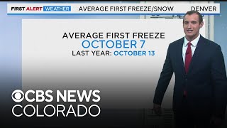 Near-record temperatures in Denver on Thursday and Sunday