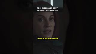 The Mythosaur just changed Mandalorians Forever! #starwars #themandalorian #mandalorian #mythosaur