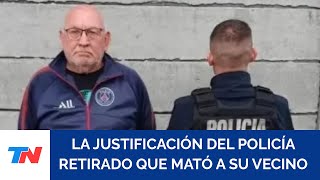 La insólita justificación del policía retirado después de asesinar a su vecino en Navidad